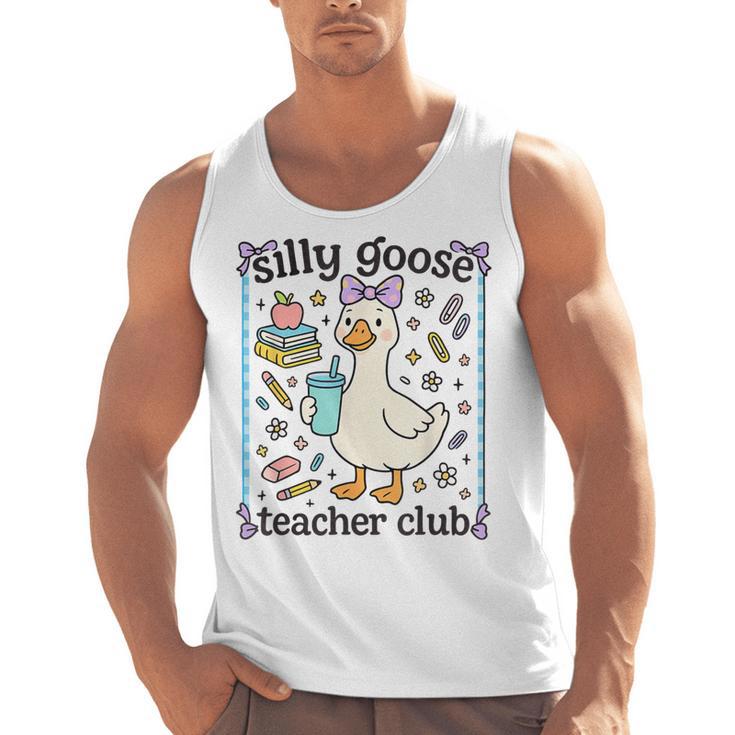 Silly Goose Teacher Club Silly Goose For Teacher Men Tank Top