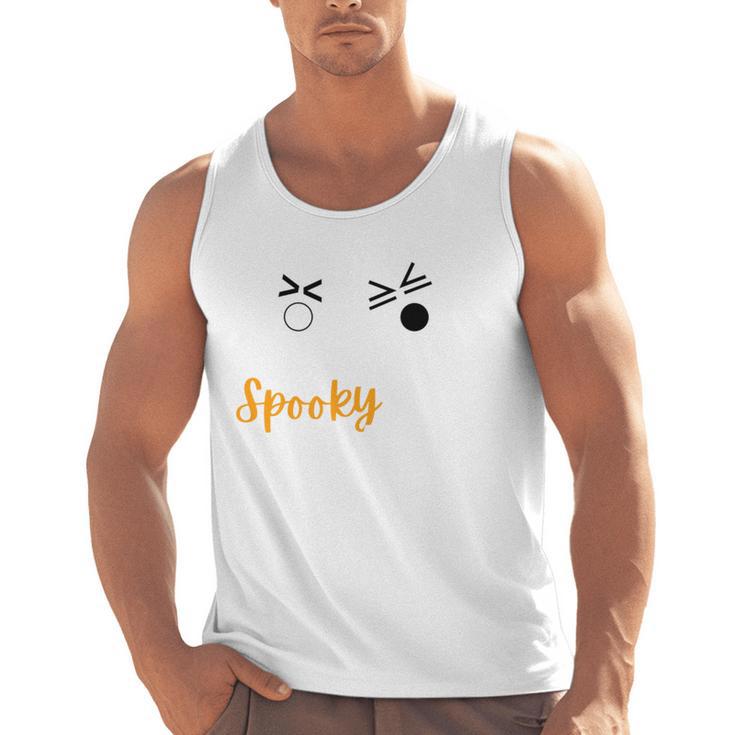 Spooky Inequalities Ghosts Halloween Math Teacher Men Tank Top