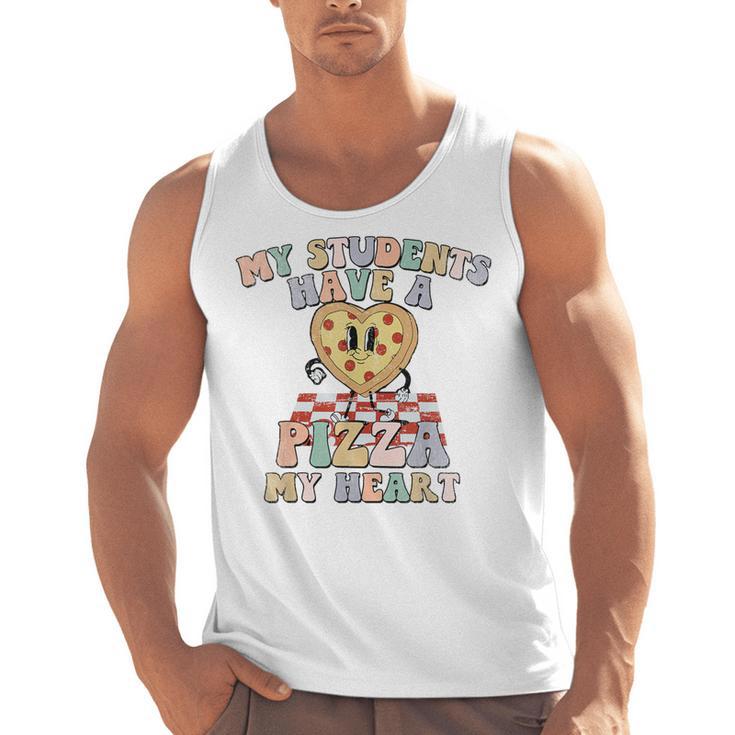 My Students Have A Pizza-My-Heart Valentines Day Teacher Men Tank Top