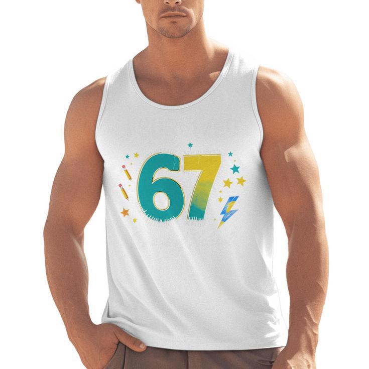 I Survived 67 Days Of School Teachers Students Meme Men Tank Top