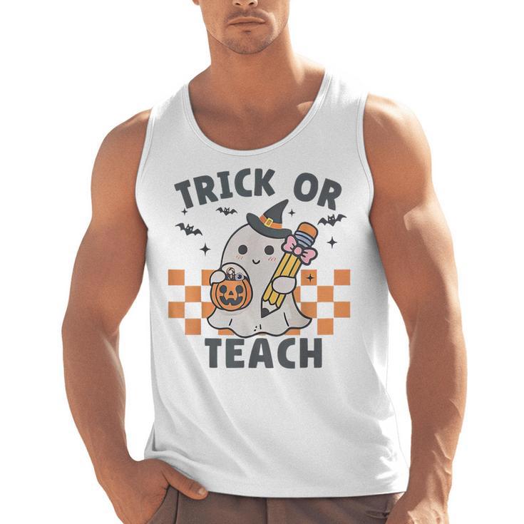 Trick Or Teach Teacher Men Tank Top