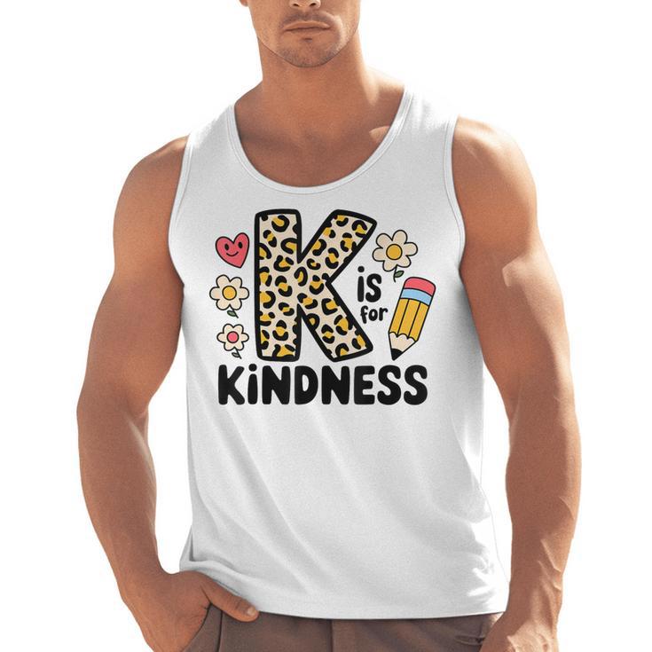 Unity Day Design Kindness Orange Teacher Kids Be Kind Men Tank Top