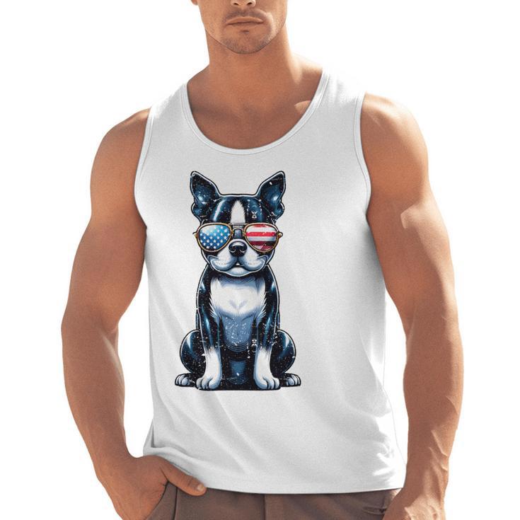 USA Flag Boston Terrier Best Dog Mom Ever 2025 Men Tank Top, Mom Gifts, Boston Terrier Mom Gifts, trending gift