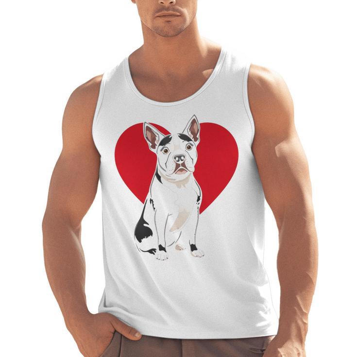 Valentine's Day Boston Terrier Lover Men Tank Top, trending gift
