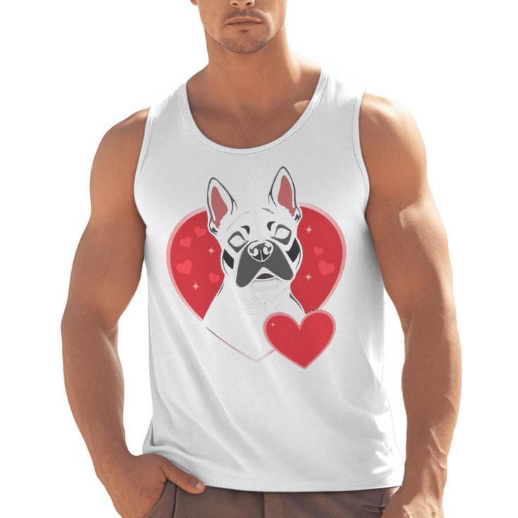 Valentine's Day Boston Terrier Men Tank Top, trending gift