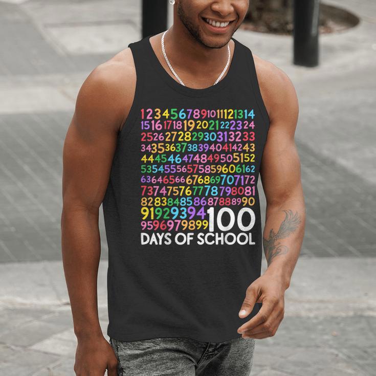 100th Day Of School Teacher Kids 100 Days Math Numbers Men Tank Top, funny gift