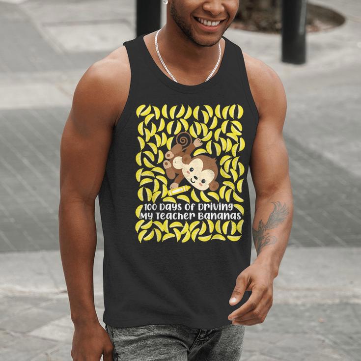 100th Day Of School Teacher Monkey Pun Banana For Men Women Girls Kids Men Tank Top, funny gift