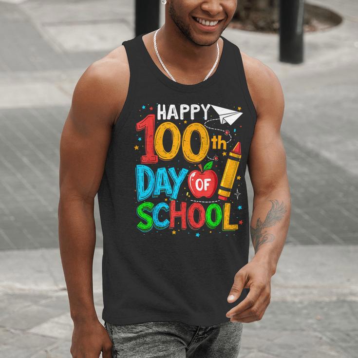 100th Day Of School Teachers Kids Happy 100 Days Men Tank Top, funny gift