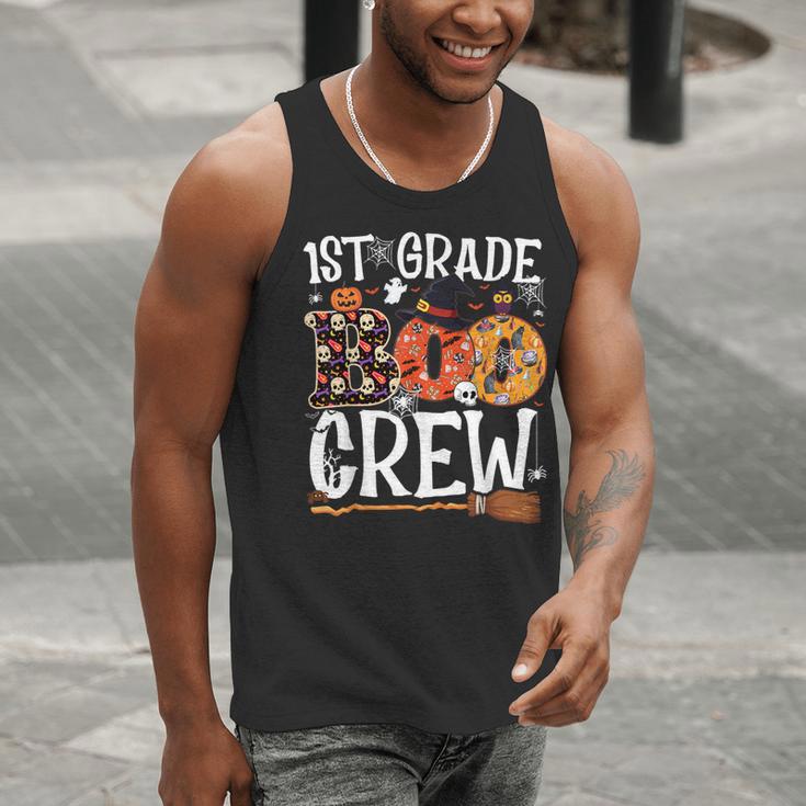 1st Grade Boo Crew Cute Ghost Halloween Teacher Kids Men Tank Top, funny gift
