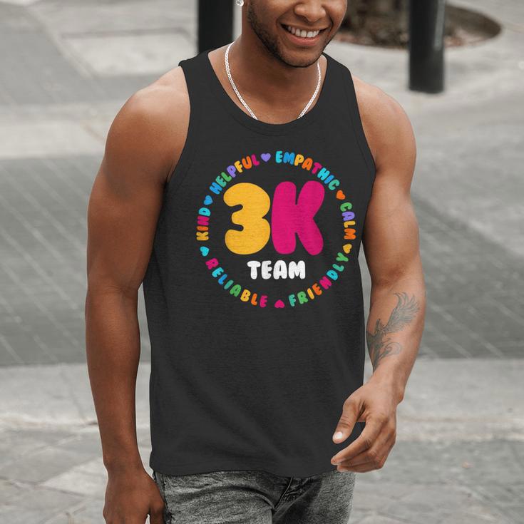 3K Team & Teacher Squad Threes Crew PreK Elementary Team Men Tank Top, funny gift 3K Team & Teacher Squad Threes Crew PreK Elementary Team Men Tank Top, funny gift