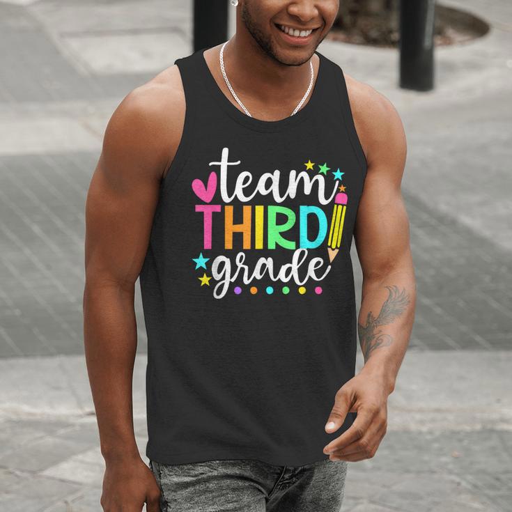 3rd Grade Team Pencil Teacher Student Back To School Girls Men Tank Top, funny gift 3rd Grade Team Pencil Teacher Student Back To School Girls Men Tank Top, funny gift