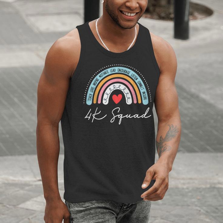 4K Squad Crew Team Teacher Kindergarten Kinder Elementary Men Tank Top, funny gift