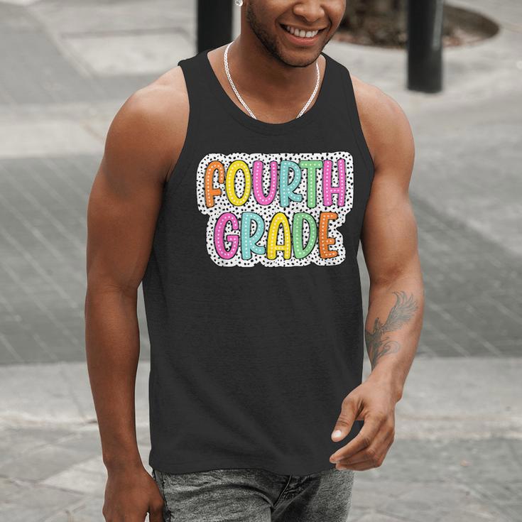 4th Grade Back To School Dalmatian Dots Teacher Student Men Tank Top, 4th Grade Teacher Tank Tops, funny gift 4th Grade Back To School Dalmatian Dots Teacher Student Men Tank Top, 4th Grade Teacher Tank Tops, funny gift
