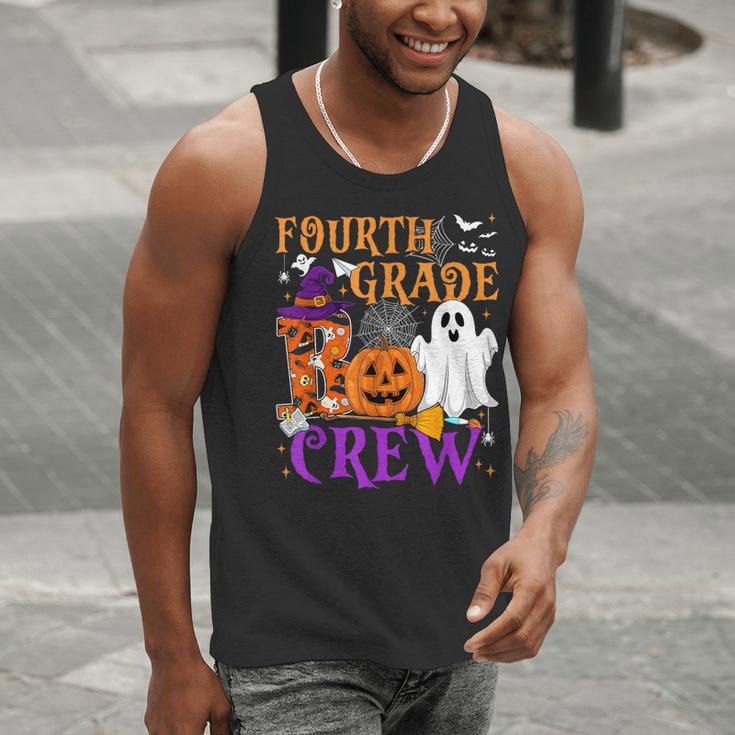 4th Grade Boo Crew Teacher Student Halloween Costume Men Tank Top, 4th Grade Teacher Tank Tops, funny gift