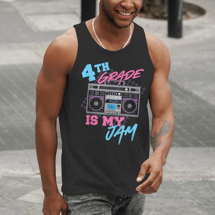4th Grade Is My Jam Vintage 80s Boombox Teacher Student Men Tank Top, 4th Grade Teacher Tank Tops, funny gift 4th Grade Is My Jam Vintage 80s Boombox Teacher Student Men Tank Top, 4th Grade Teacher Tank Tops, funny gift