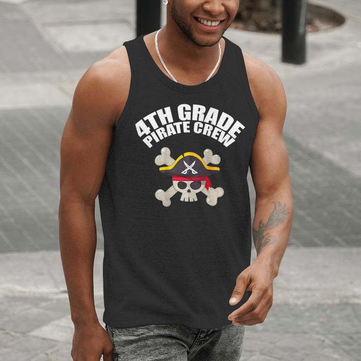 4th Grade Pirate Crew Halloween Costume Cool Teacher Student Men Tank Top, 4th Grade Teacher Tank Tops, funny gift 4th Grade Pirate Crew Halloween Costume Cool Teacher Student Men Tank Top, 4th Grade Teacher Tank Tops, funny gift