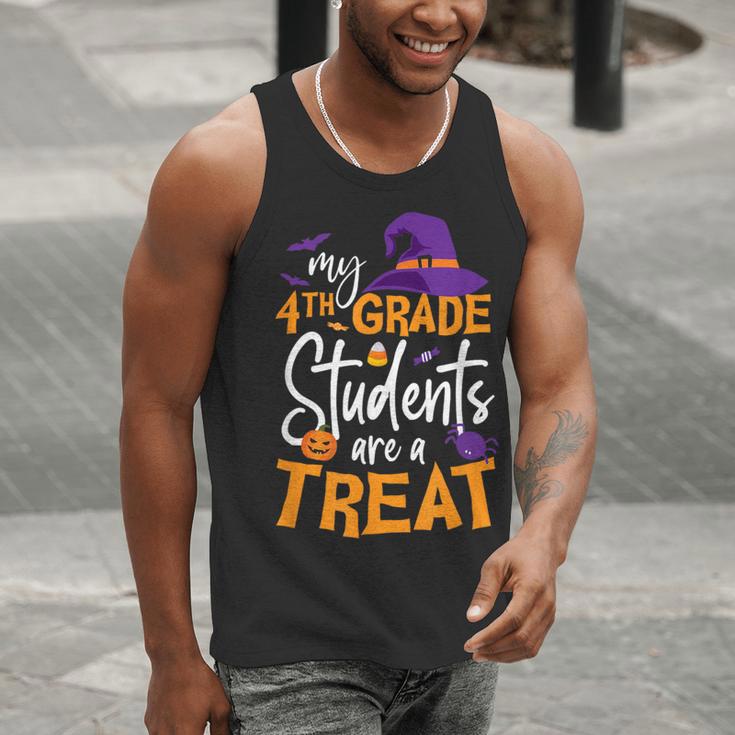 My 4th Grade Students Are a Treat Teacher Halloween Witch For Men Women Kids Men Tank Top, 4th Grade Teacher Tank Tops, funny gift My 4th Grade Students Are a Treat Teacher Halloween Witch For Men Women Kids Men Tank Top, 4th Grade Teacher Tank Tops, funny gift