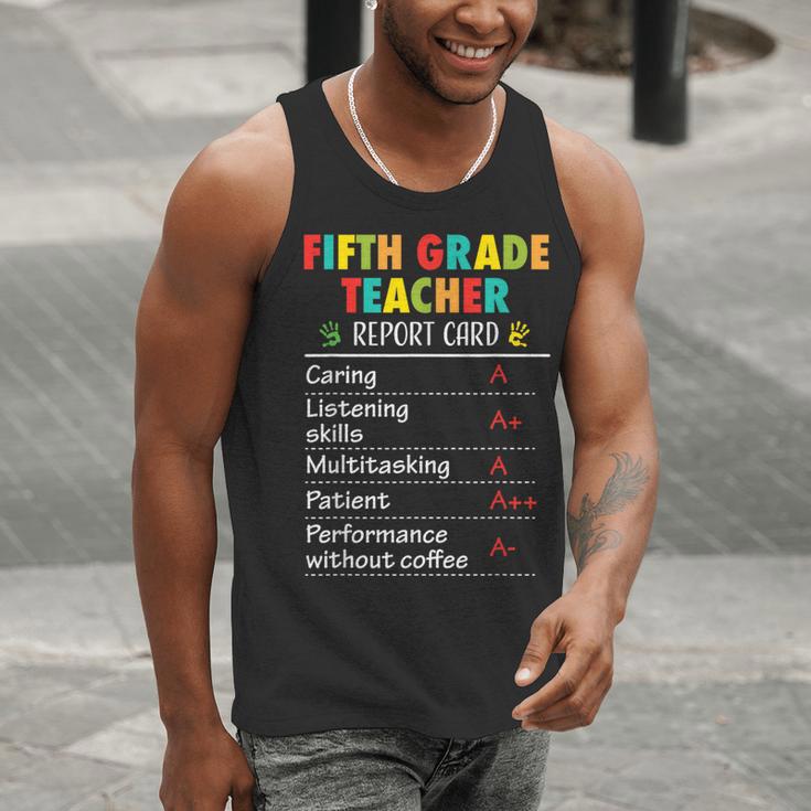 5th Grade Teacher Report Card Appreciation Men Women Men Tank Top, funny gift 5th Grade Teacher Report Card Appreciation Men Women Men Tank Top, funny gift