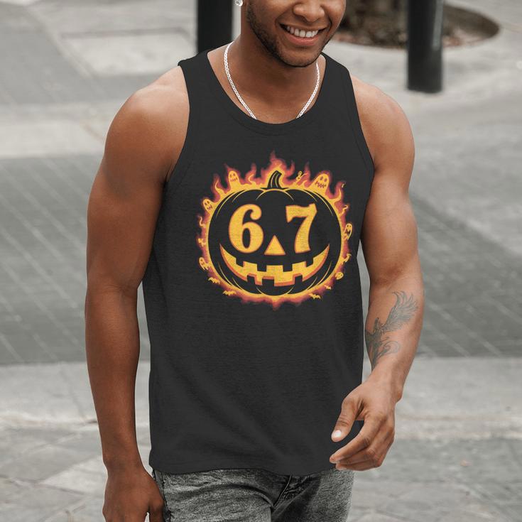 6 7 Meme Halloween Pumpkin Costume For Student Teacher Men Tank Top, funny gift 6 7 Meme Halloween Pumpkin Costume For Student Teacher Men Tank Top, funny gift