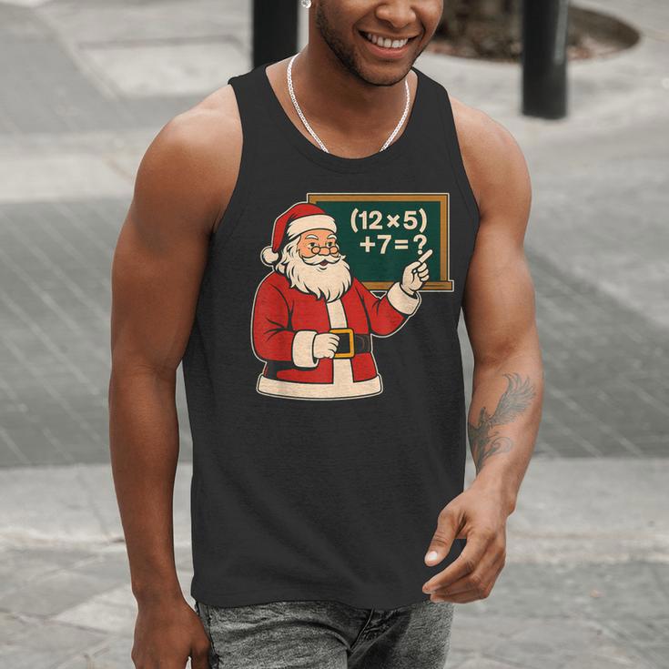 67 Teacher Christmas Santa Six Seven Meme Brainrot Math Joke Men Tank Top, funny gift