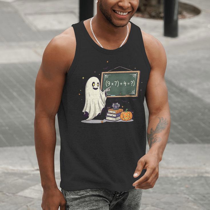 67 Teacher Halloween Ghost Six Seven Meme Math Joke Men Tank Top, funny gift 67 Teacher Halloween Ghost Six Seven Meme Math Joke Men Tank Top, funny gift