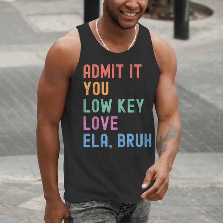 Admit It You Low Key Love ELA Bruh English Teacher Men Tank Top, English Teacher Tank Tops, funny gift Admit It You Low Key Love ELA Bruh English Teacher Men Tank Top, English Teacher Tank Tops, funny gift