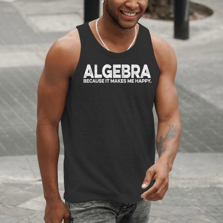 Algebra Quote For Math Lover Teacher Love Algebra Men Women Kids Men Tank Top, funny gift