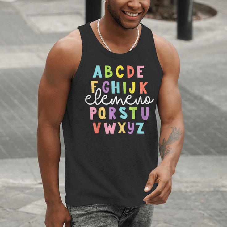 Alphabet ABC Elemeno Teacher Student Back To School Men Tank Top, funny gift Alphabet ABC Elemeno Teacher Student Back To School Men Tank Top, funny gift