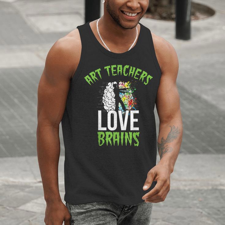 Art Teachers Love Brains Shirt Halloween Zombie Teaching Tee Men Women Kids Men Tank Top, funny gift Art Teachers Love Brains Shirt Halloween Zombie Teaching Tee Men Women Kids Men Tank Top, funny gift