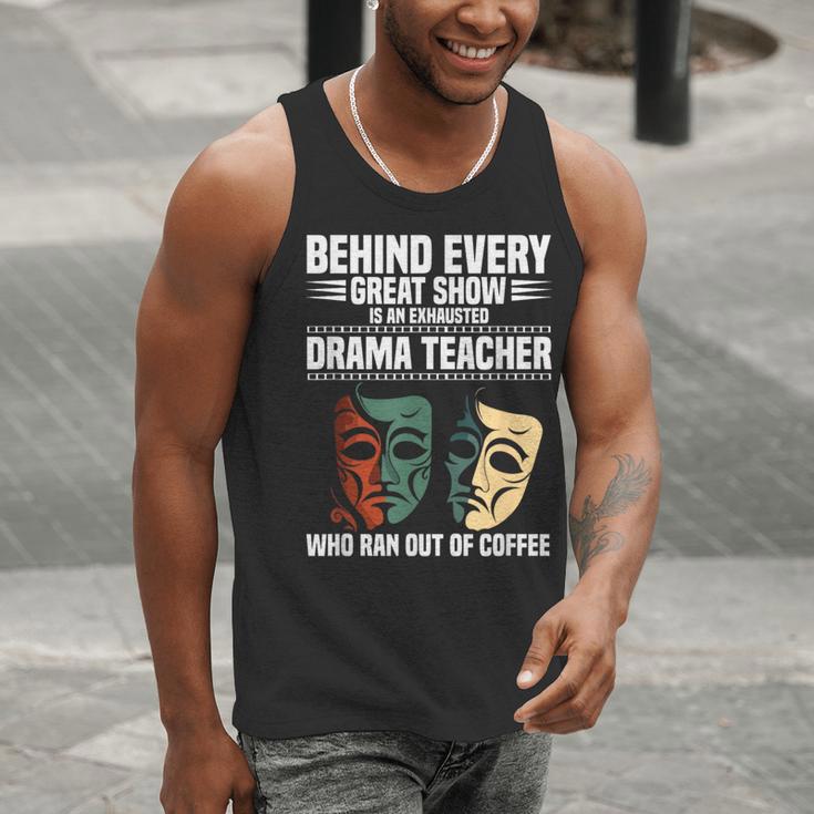 Theatre Teacher Drama Lover Theatre Mask Drama Teacher Men Tank Top, funny gift