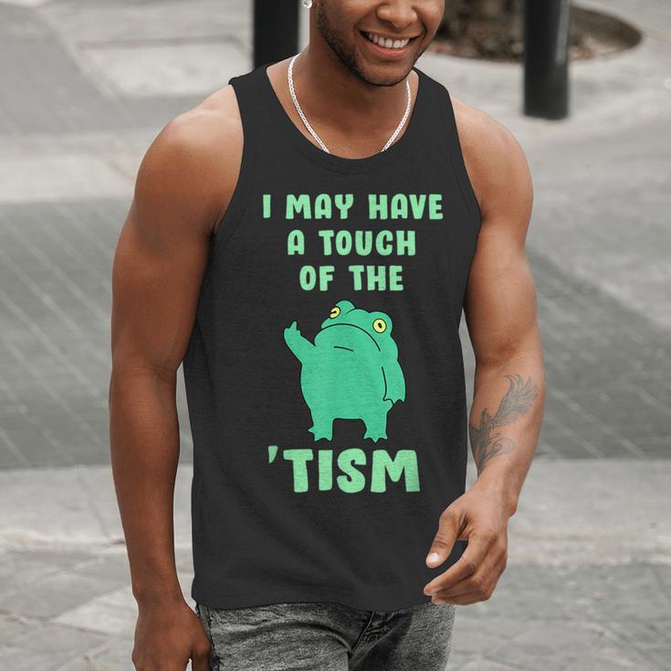 Autism Awareness Neurodiversity Teacher Frog I May Have A Touch Of The Tism Neurodivergent Small Men Tank Top, funny gift Autism Awareness Neurodiversity Teacher Frog I May Have A Touch Of The Tism Neurodivergent Small Men Tank Top, funny gift