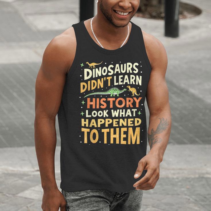 Back To School Dinosaur Social Studies Teacher Student Men Tank Top, funny gift Back To School Dinosaur Social Studies Teacher Student Men Tank Top, funny gift