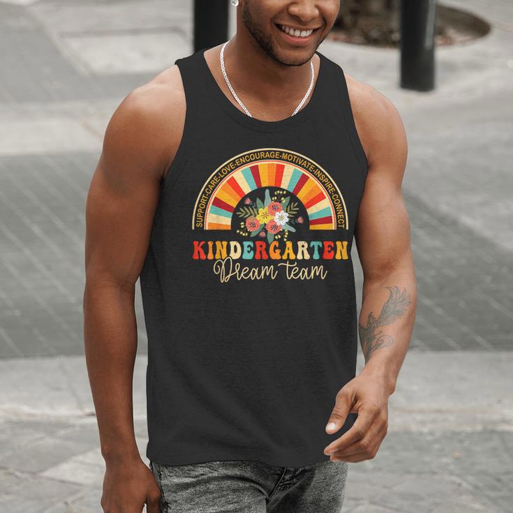 Back To School Kindergarten Dream Team Teacher Love Floral Men Tank Top, funny gift Back To School Kindergarten Dream Team Teacher Love Floral Men Tank Top, funny gift