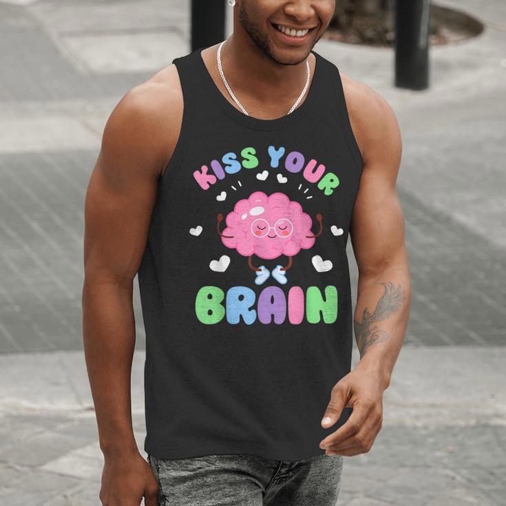 Back To School Kiss Your Brain Cute Teacher Appreciation Men Tank Top, funny gift Back To School Kiss Your Brain Cute Teacher Appreciation Men Tank Top, funny gift
