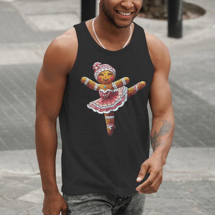 Ballet Dancer Gingerbread Christmas Dance Teacher Girl Women Men Tank Top, funny gift Ballet Dancer Gingerbread Christmas Dance Teacher Girl Women Men Tank Top, funny gift