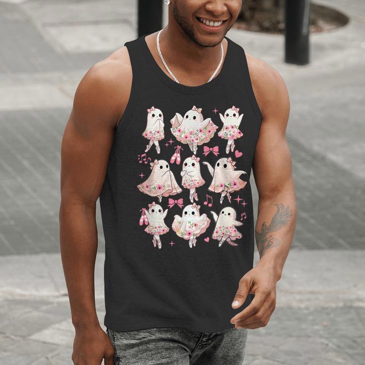 Ballet Ghost Ballet Dancer Spooky Dance Halloween Teacher Men Tank Top, funny gift