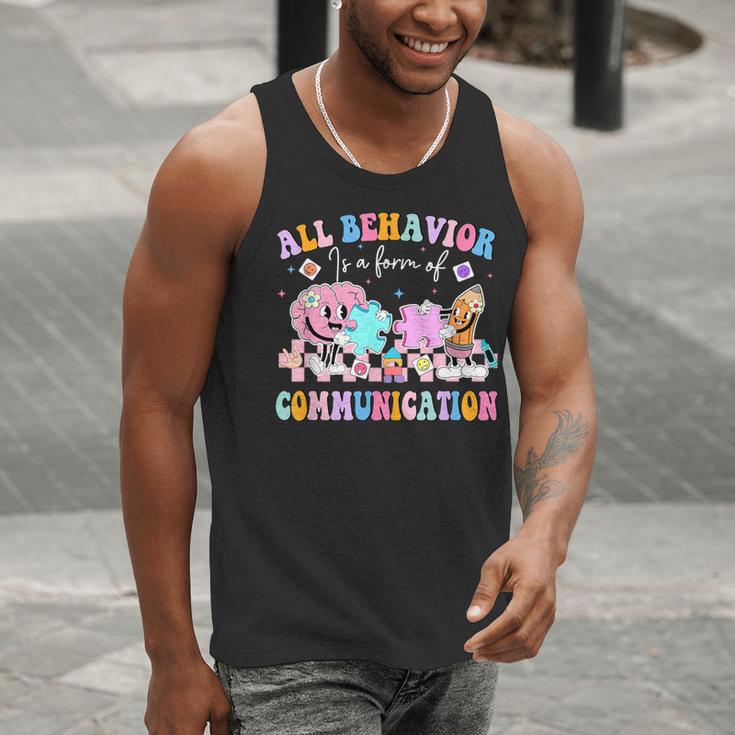 All Behavior Is A Form Of Communication SPED Teacher Autism Men Tank Top, funny gift All Behavior Is A Form Of Communication SPED Teacher Autism Men Tank Top, funny gift