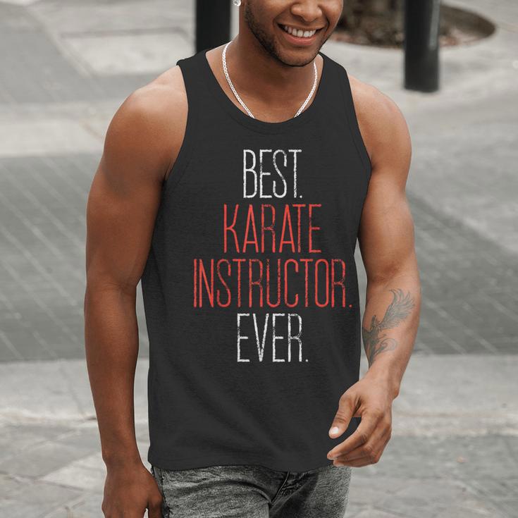 Best Karate Instructor Ever Martial Arts Teacher Sensei Men Tank Top, funny gift