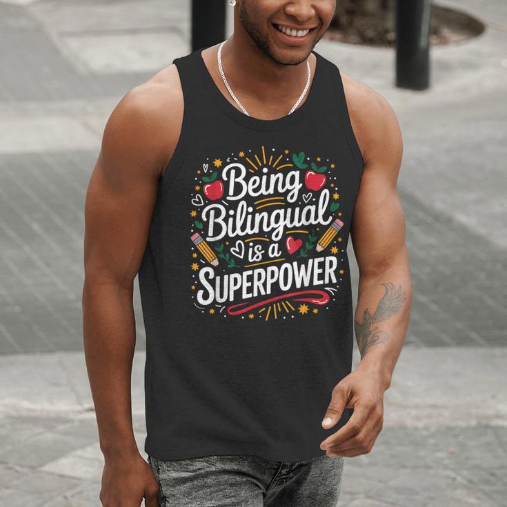 Being Bilingual Is A Superpower ESL Teacher School Men Tank Top, Esl Teacher Tank Tops, funny gift Being Bilingual Is A Superpower ESL Teacher School Men Tank Top, Esl Teacher Tank Tops, funny gift
