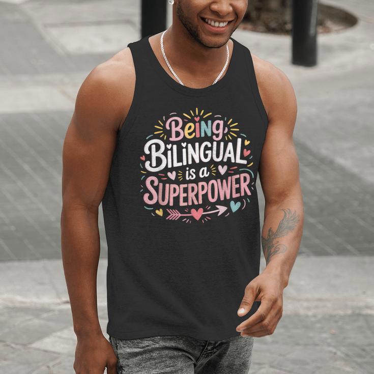 Being Bilingual Is A Superpower ESL Teacher School Men Tank Top, Esl Teacher Tank Tops, funny gift Being Bilingual Is A Superpower ESL Teacher School Men Tank Top, Esl Teacher Tank Tops, funny gift