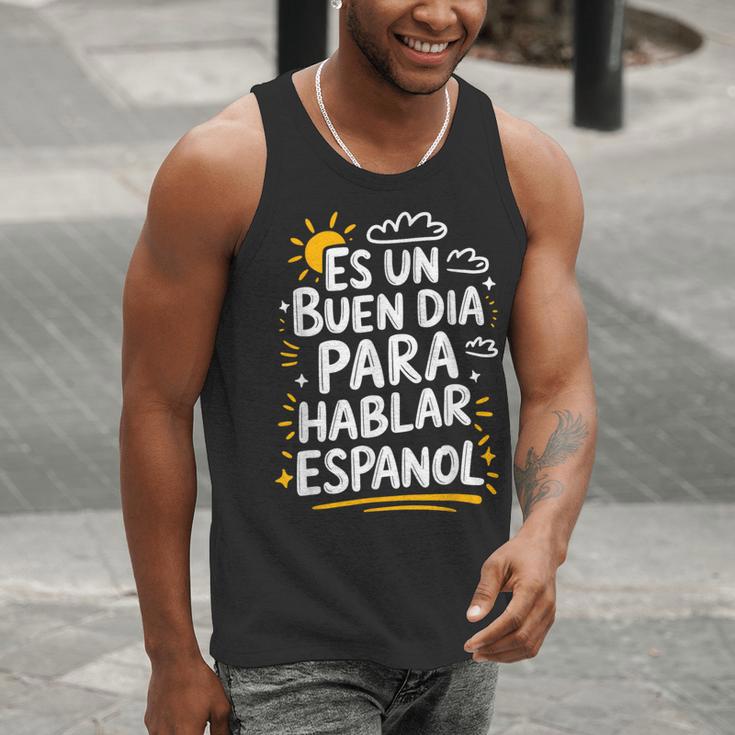 Bilingual Teacher Maestra Spanish Teacher Men Tank Top, funny gift
