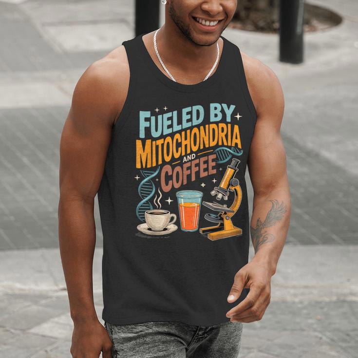 Biology Teacher Science Fueled By Mitochondria Coffee Men Tank Top, Science Teacher Tank Tops, funny gift Biology Teacher Science Fueled By Mitochondria Coffee Men Tank Top, Science Teacher Tank Tops, funny gift
