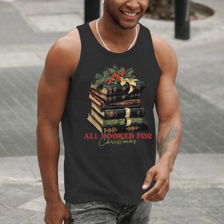 All Booked For Christmas Christmas Book Tree For Teacher For Men Women Kids Men Tank Top, funny gift All Booked For Christmas Christmas Book Tree For Teacher For Men Women Kids Men Tank Top, funny gift