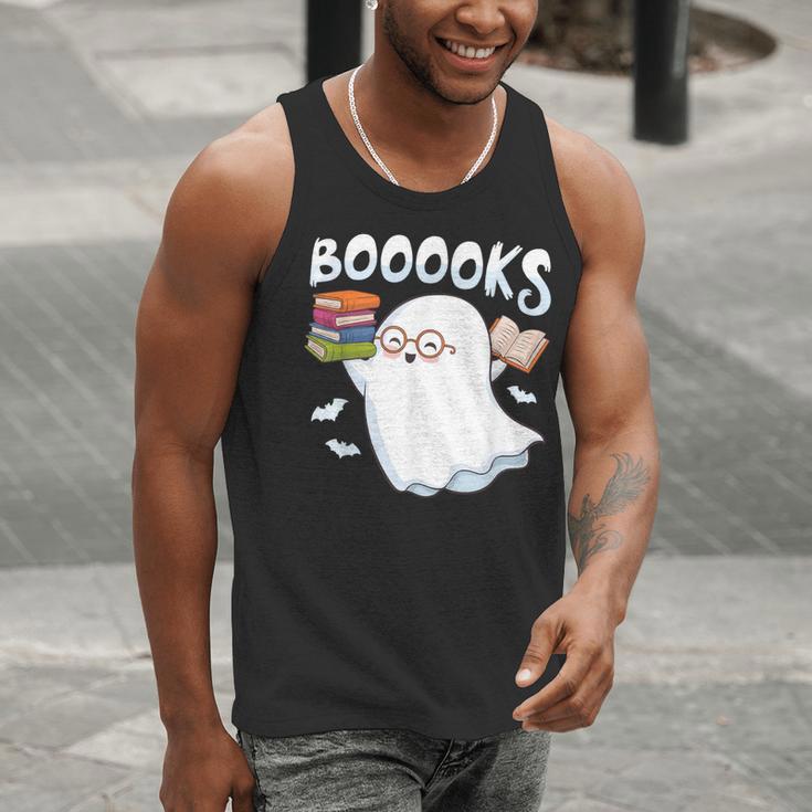Books Halloween Librarian Teacher Reader Reading Book Lover Men Tank Top, funny gift