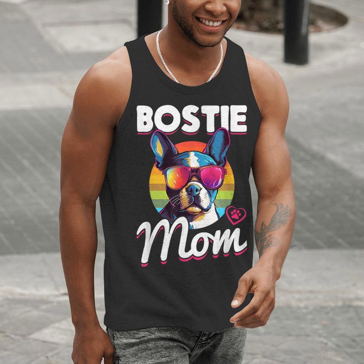 Boston Terrier Bostie Dog Breed Pet Bostie Mom Men Tank Top, Boston Terrier Mom Tank Tops, funny gift