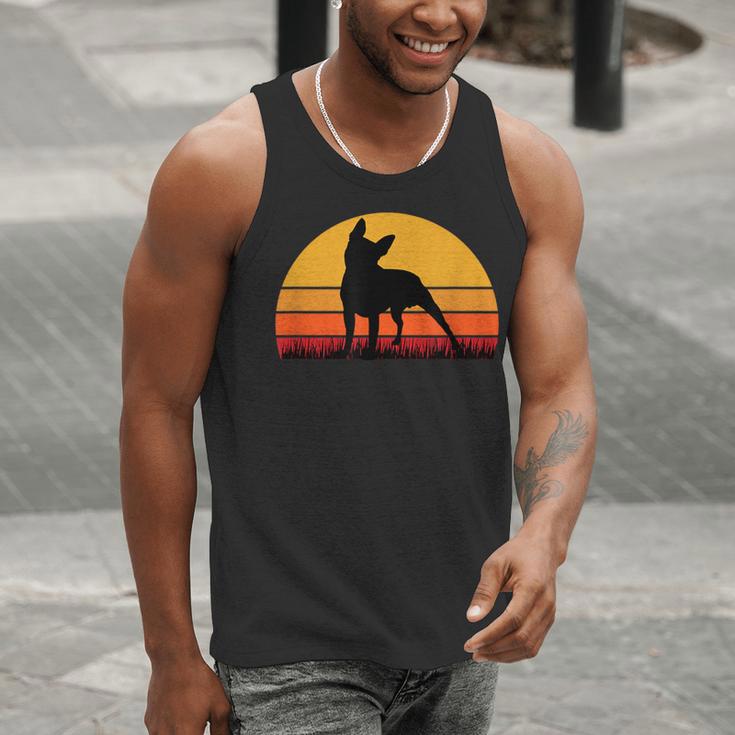 Boston Terrier Bostie Sunset Retro Dog Pet Mom Dad Men Tank Top, Boston Terrier Mom Tank Tops, Boston Terrier Dad Tank Tops, funny gift