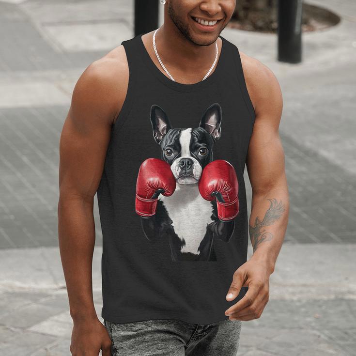 Boston Terrier Boxing Men Tank Top, funny gift