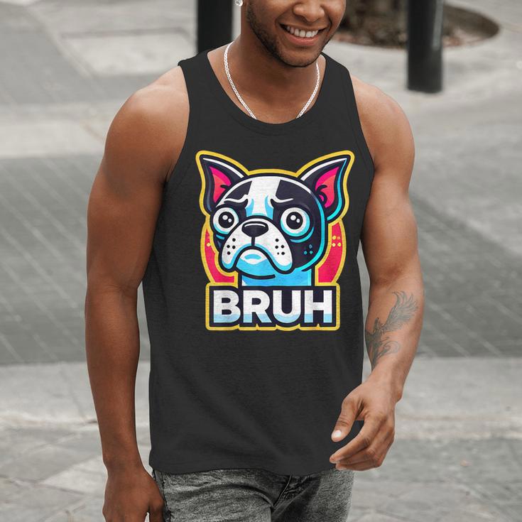Boston Terrier Bruh Dog Lover Men Tank Top, funny gift