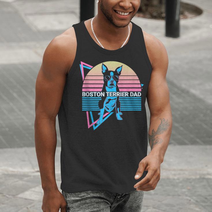 Boston Terrier Dad Retro Men Tank Top, Boston Terrier Dad Tank Tops, funny gift