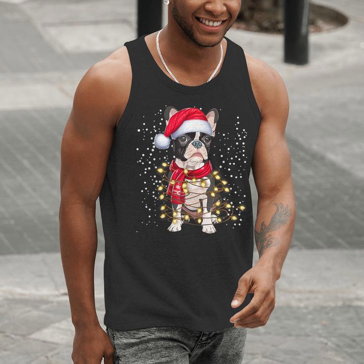 Boston Terrier Dog Ugly Christmas Dog Xmas For Men Women Kids Men Tank Top, Boston Terrier Christmas Tank Tops, funny gift